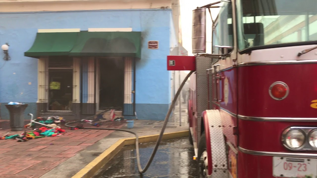 Se incendia negocio en Andador Constitución en el Centro de Colima ...
