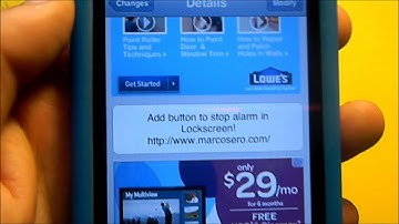 SnoozeOrStop - Stop Alarm On Lockscreen (Cydia Tweak)