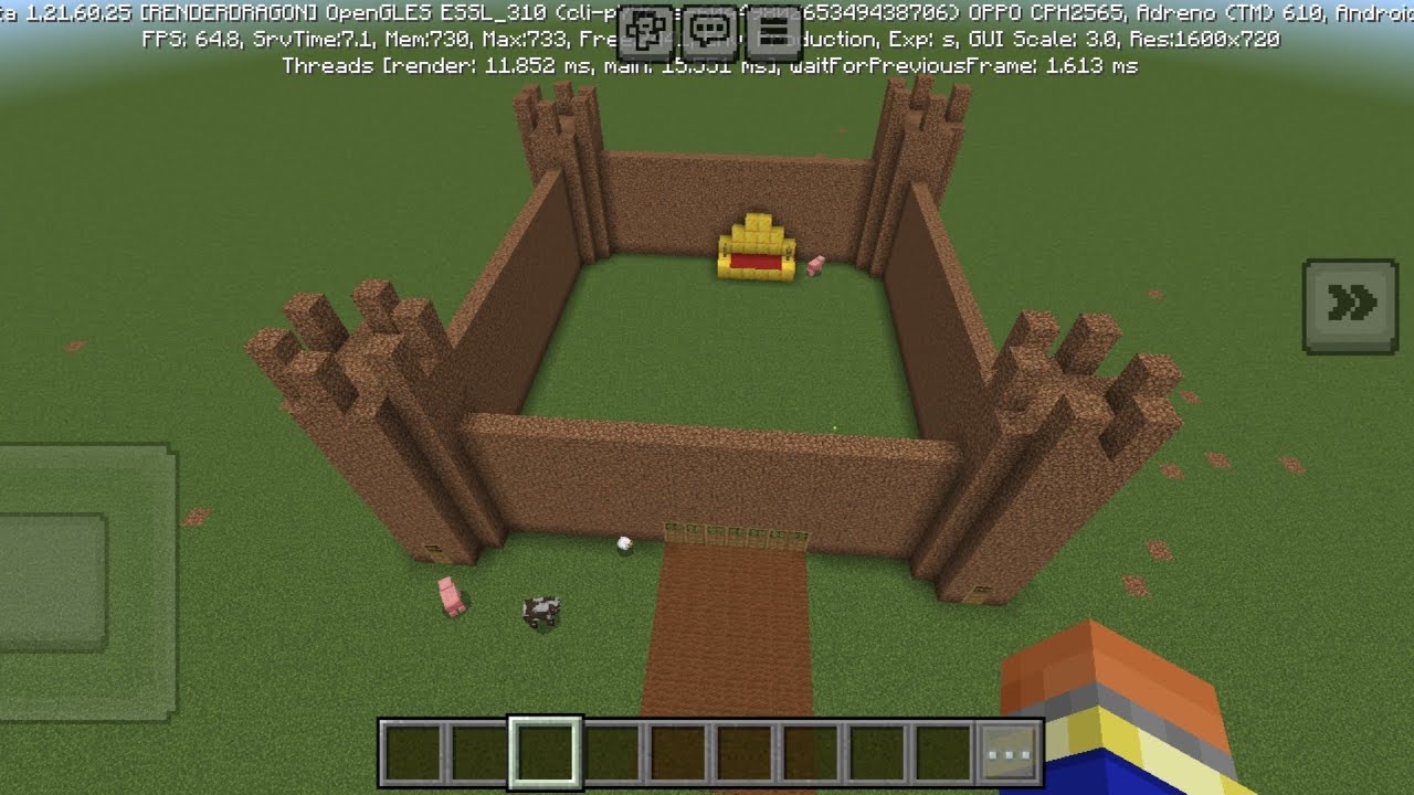 THE DIRT CASTLE #motivation #minecraft - YouTube