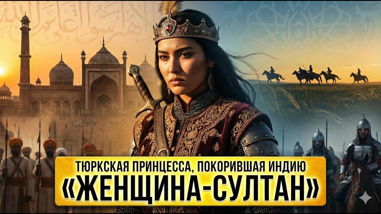 ЕДИНСТВЕННАЯ ЦАРИЦА ИНДИИ: Как тюркская принцесса из Степи взошла на трон (и почему ее предали)