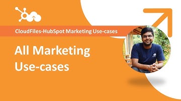 HubSpot-CloudFiles Integration | All Marketing Use-cases