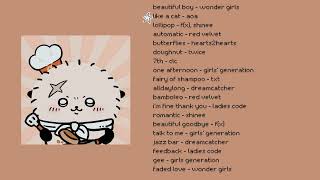 kplaylist for simply living || wonder girls, f(x), ladies code, rv, shinee...