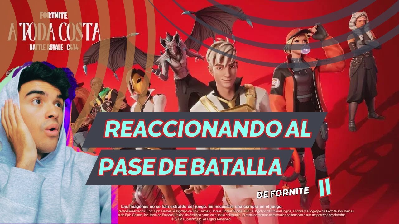 REACCIONANDO al NUEVO PASE DE BATALLA de la TEMPORADA 4 | TomashMAX