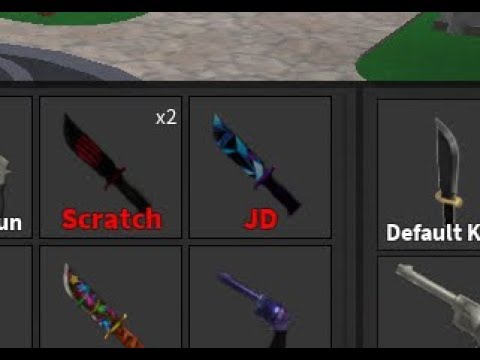Jd Knife Murder Mystery 2 Youtube - jd knife for mm2 roblox
