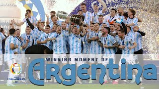 Argentina Winning Moment Copa America 2021 | Brazil vs Argentina | Full Presentation video
