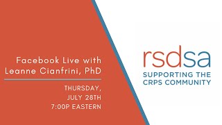 Facebook Live with Leanne Cianfrini, PhD | Caregiving for Individuals with a Chronic Disease
