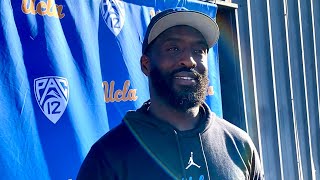 UCLA head coach DeShaun Foster before spring practice 4\/6