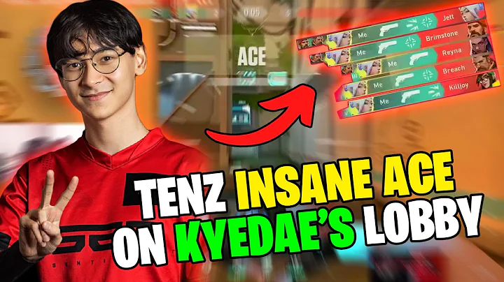 TenZ gets an INSANE sheriff only ACE on Kyedae's lobby