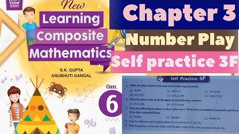 #class6 | Number Play | Self practice3f | #chapter3 | New learning composite mathematics| #S18