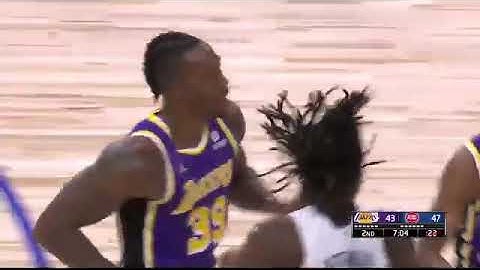 Dwight Howard just made a 3 not in garbage time