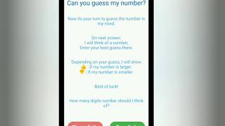 How to play Can you guess my number? | Mind Reader screenshot 1