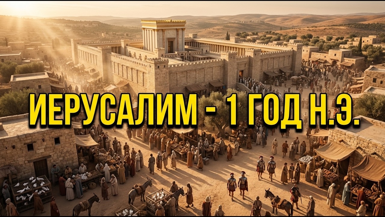 Такой была жизнь в Иерусалиме во времена Иисуса | 1 год н. э. | Святой город | С ИИ