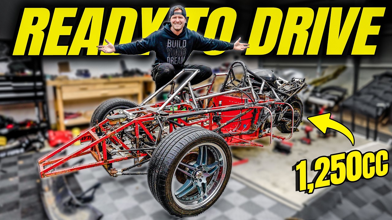 The CRASHED FORMULA CAR gets a 1250CC SPORTBIKE ENGINE INSTALLED // Full Engine Swap