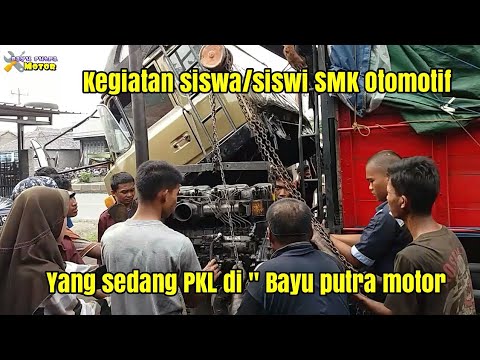 YU,LIHAT KEGIATAN SISWA/SISWI SMK JURUSAN OTOMOTIF YANG SEDANG PKL/PRAKERIN DI#BAYU PUTRA MOTOR
