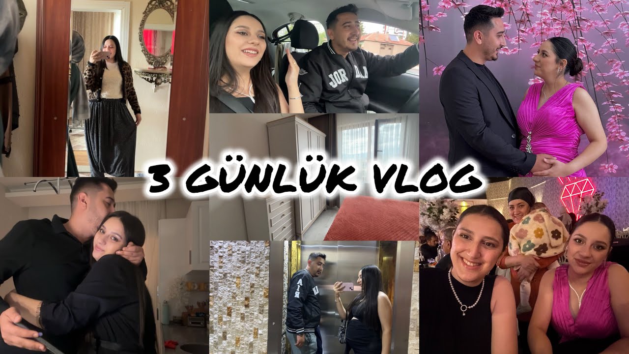 KINA DÜĞÜN GÜN VLOGU ❤️💃Dolu Dolu Üç Günlük Vlog🌸✨