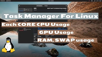 Hoe u het GPU-gebruik op Linux kunt controleren | Elk CPU-kerngebruik, RAM SWAP-gebruik | Systeem...