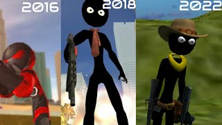 Evolution Of Stickman Rope Hero 2  (2016-2022) screenshot 5