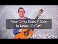 How Long Does it Take to Learn Classical Guitar?