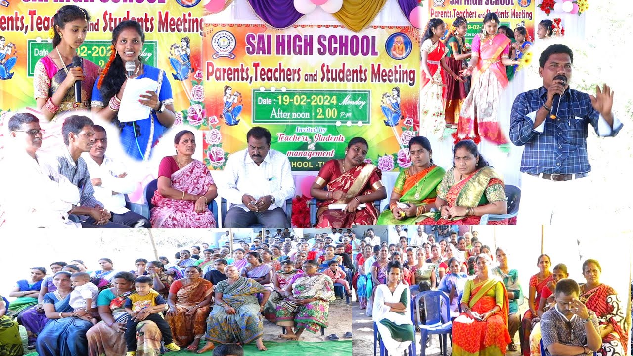 Parents, Teachers, Students Meating | Science EXpo | Full Vedio | Sai High School | Tummala | 2024