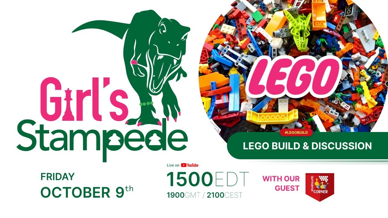 Girls Stampede with Mark Streed of Board Game Corner & LEGO NES set! Part V Finale!