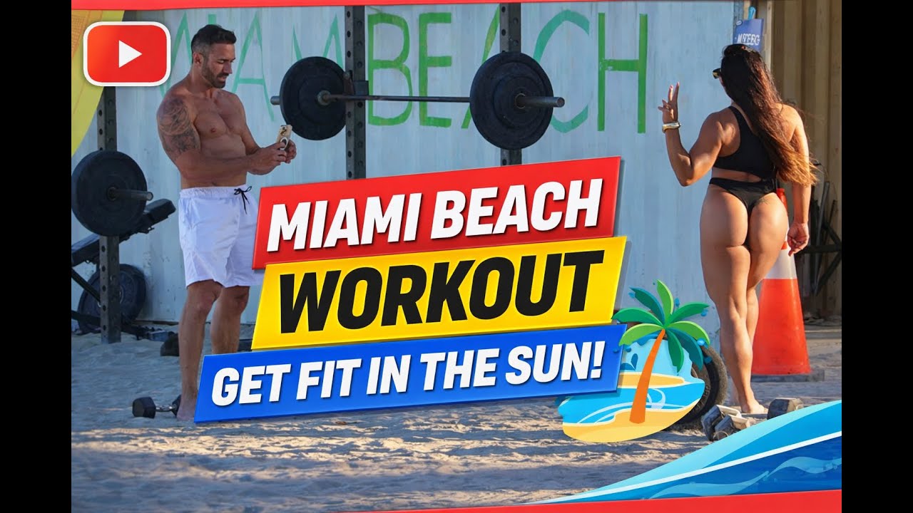 LIVE Miami Beach 🌴 Real-Time Ocean Views | Relaxing Walk & Beach Vibes