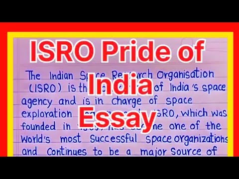 isro pride of india essay in english