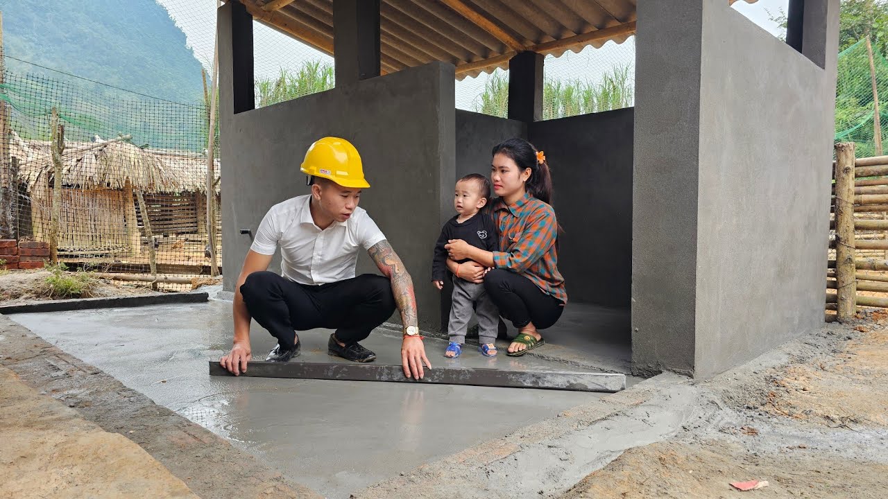 He is a good man: CEO helps and supports Thuy to complete the bathroom | Trieu Thi Thuy.
