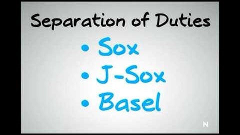 IDM4: What is Separation of Duties?