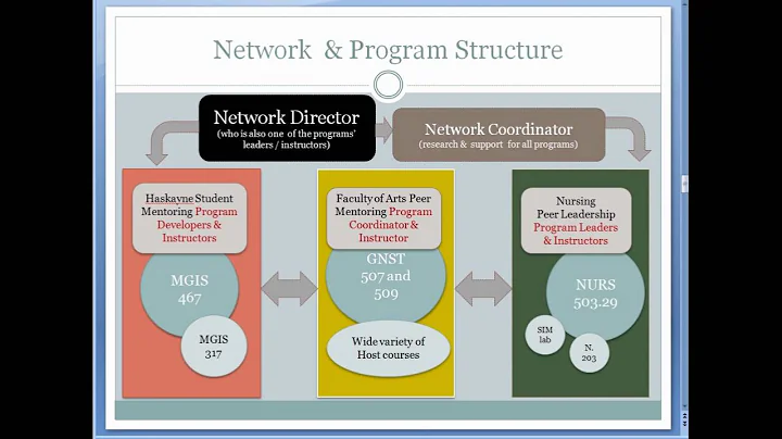 Peer Mentoring Works -- Part 4: Our Programs and Network