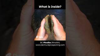 What is inside? Amazing Pinolite Cut Open!