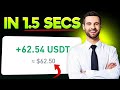 $62.54 USDT  Received In 1.5 Seconds | Awesome SITE