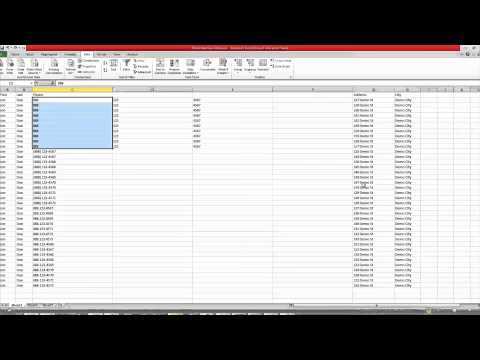 Separating Phone #s into 3 Columns | Printing CRM