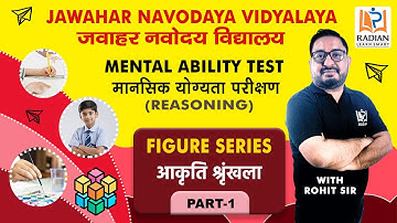 Figure Series Completion - I | JNV Mental Ability Test | Navodaya Vidyalaya 2024 | Radian Learning