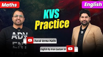 KVS MATHS PRACTICE DAY-10 || BY CHARAK VERMA SIR