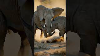 Elephant vs Rhino: The Ultimate Jungle Showdown! 🐘⚔️🦏