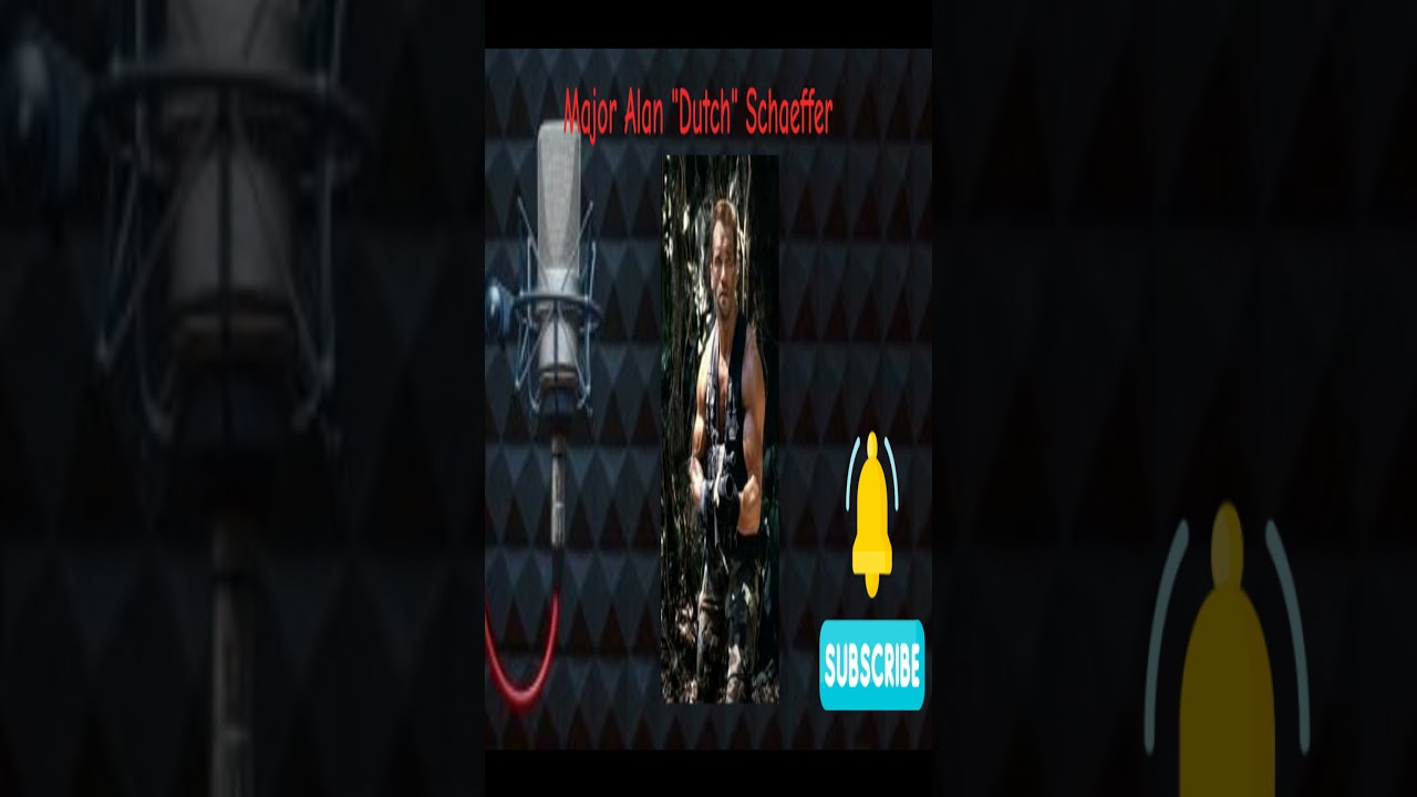 Major Alan 'Dutch' Schaeffer Voice Impression 2 