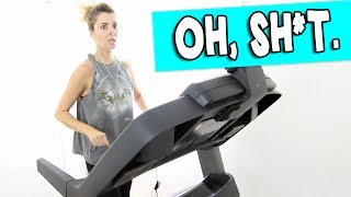 WHAT GIRLS THINK ABOUT WHEN THEY WORK OUT // Grace Helbig