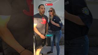He got arrested 😳  🚔👮‍♂️ #shorts #viral #funny #trending #youtubeshorts #comedy #fyp #police #money