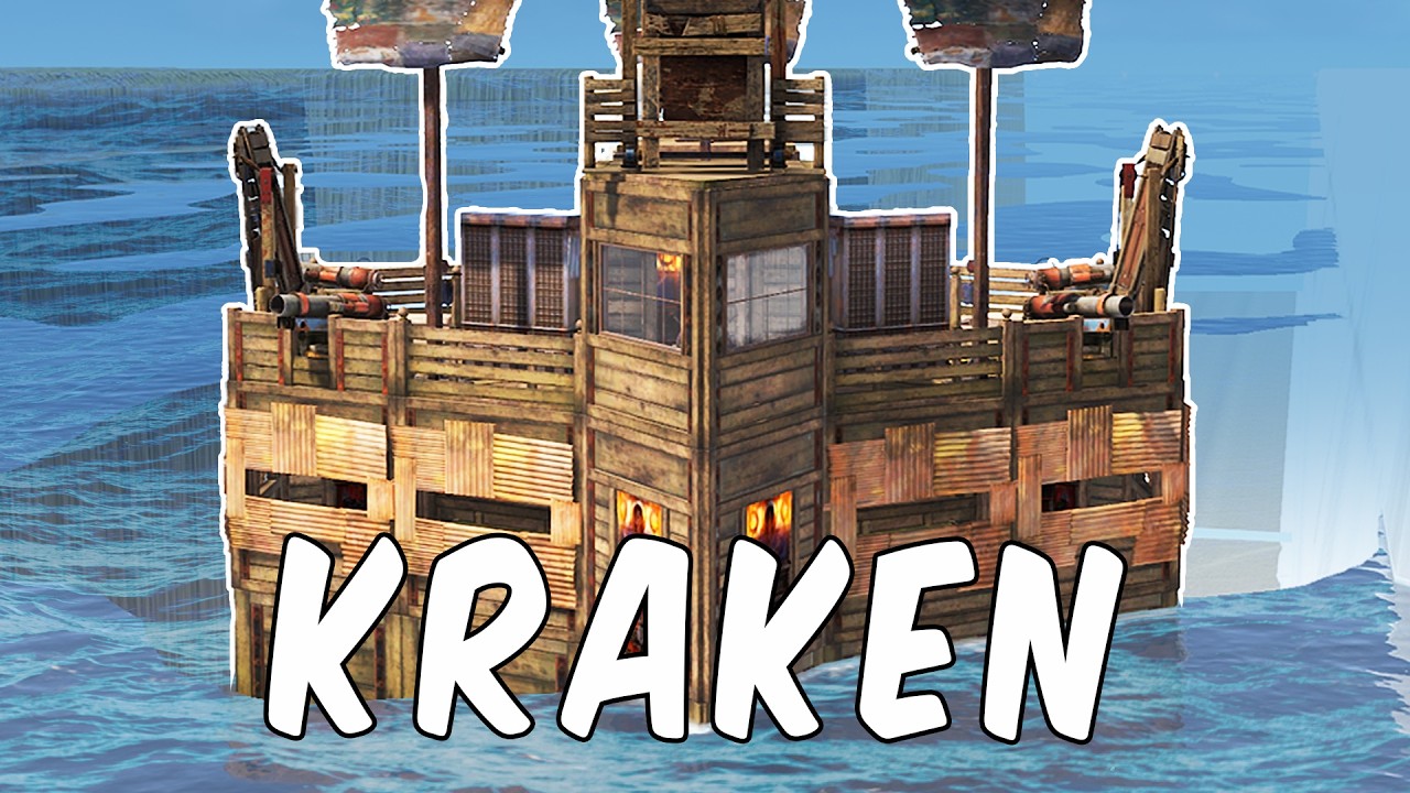 The KRAKEN - Boat - 5K HP - 6+ Power Rating / Rust Boat Design