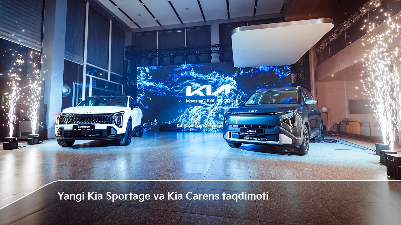 Yangi Kia Sportage va Kia Carens taqdimoti | Kia Uzbekistan