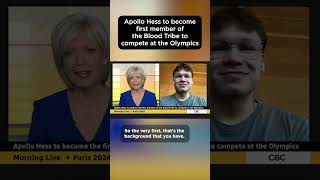 Apollo Hess to become 1st member of the Blood Tribe to compete at the Olympics!