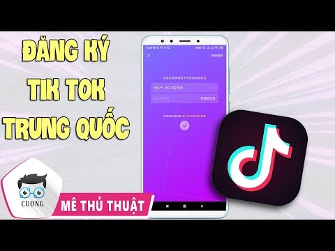 hình ảnh cách đăng ký tài khoản tiktok trung quốc