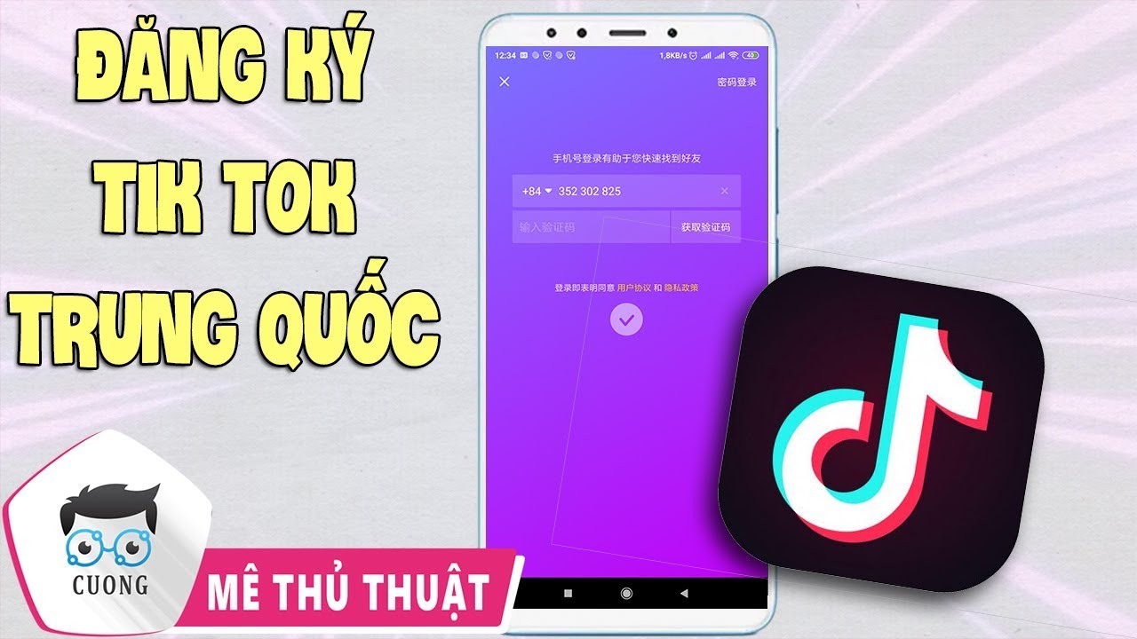 Hướng dẫn tạo tài khoản Tik Tok Trung Quốc | MÊ THỦ THUẬT