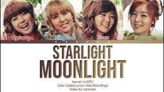 Secret (시크릿) - Starlight Moonlight (별빛달빛) (Color Coded Lyrics Eng/Rom/Han)