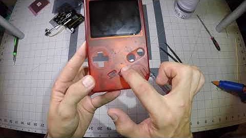 Kite Circuit Sword Lite GameBoy Zero Build Guide | Step 4: Front Case Install