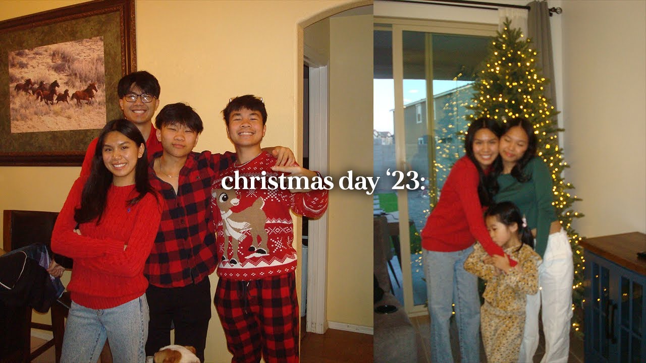 christmas day vlog!🎄 (wholesome family vlog + secret santa)