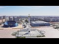 Осенняя Астана (Нур-Султан) 4K Футажи с дрона