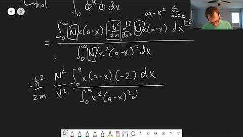 Chapter 7: Example Using Particle in a Box | CHM 309 | 075