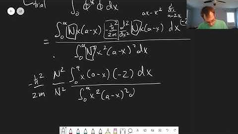 Chapter 7: Example Using Particle in a Box | CHM 309 | 075