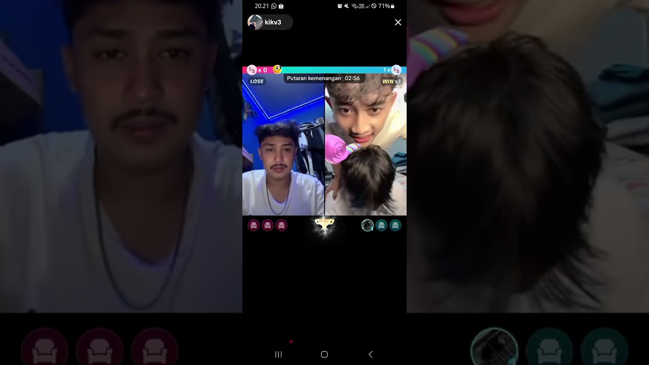 Live Kiki & najib Part 2